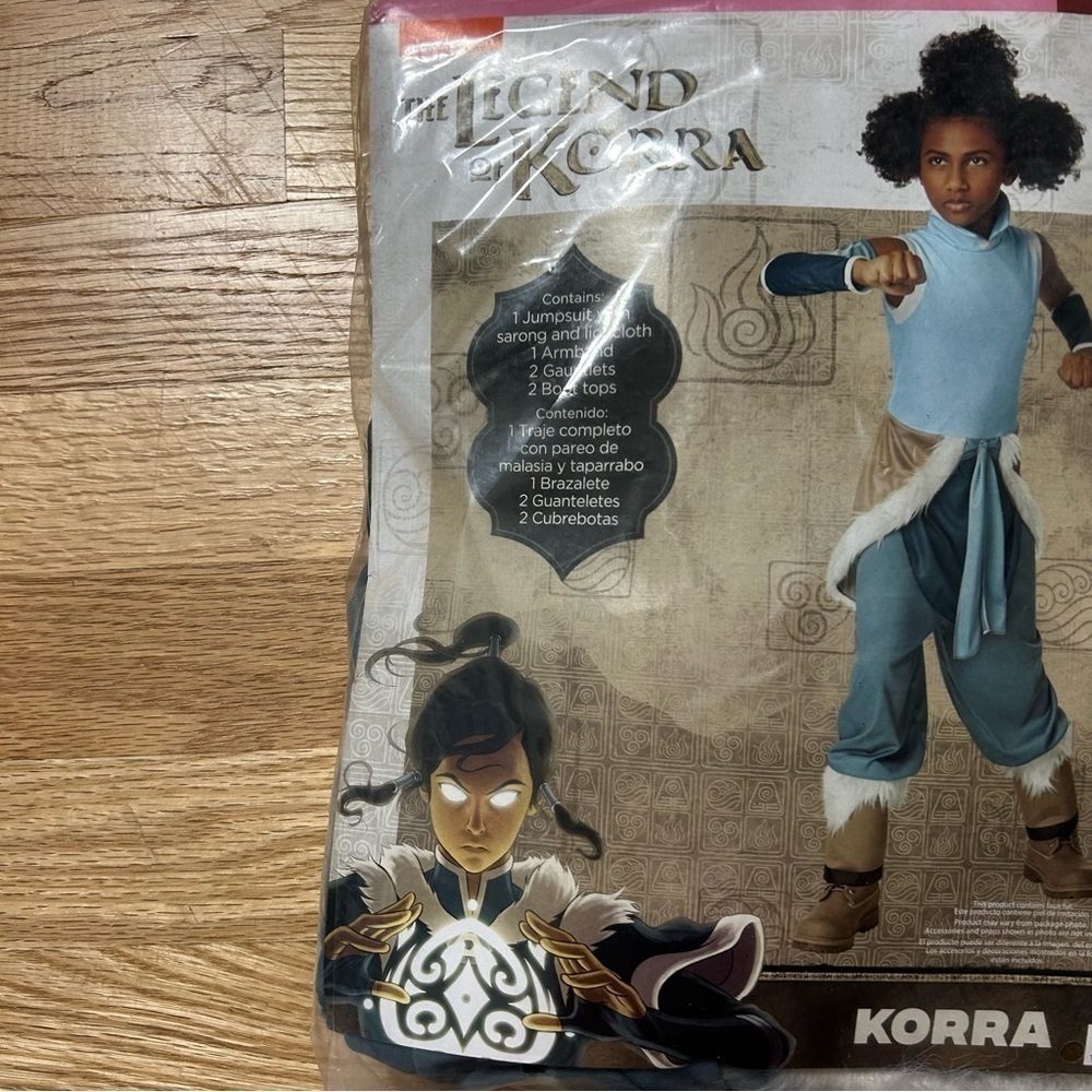 The Legend of Korra Costume NEW Medium 7/8 Halloween Jumpsuit Kids